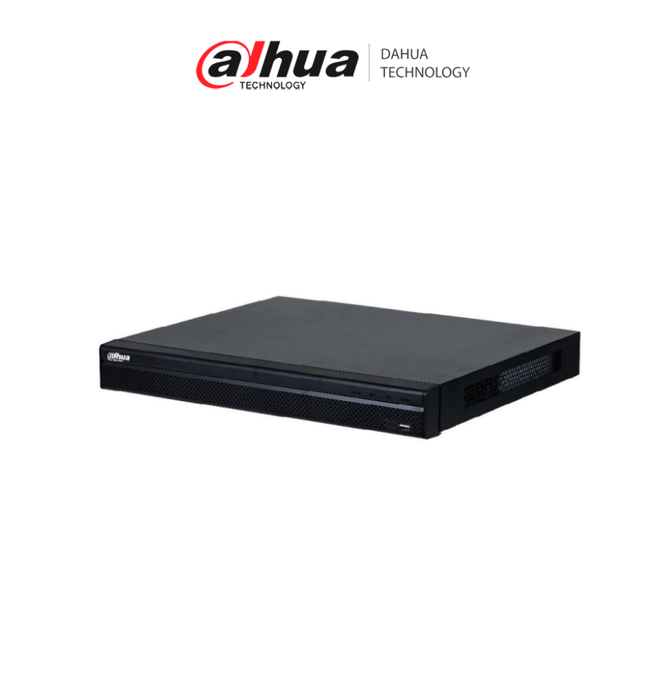 DAHUA DHI-NVR4216-16P-4KS3 NVR de 8 MP/ 4k / 16 Canales IP/ 16 Puertos PoE/ Rendimien