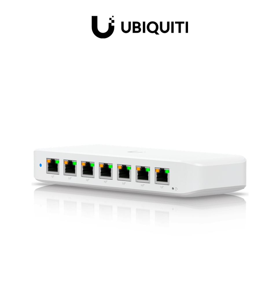 UBIQUITI USW-ULTRA-210W - Switch UniFi Ultra capa 2  de 7 puertos POE+ de salida y 1