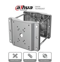 DAHUA DH-PFA153-SG - Montaje en Poste para Camaras PTZ y Cajas de Exterior/ Aluminio