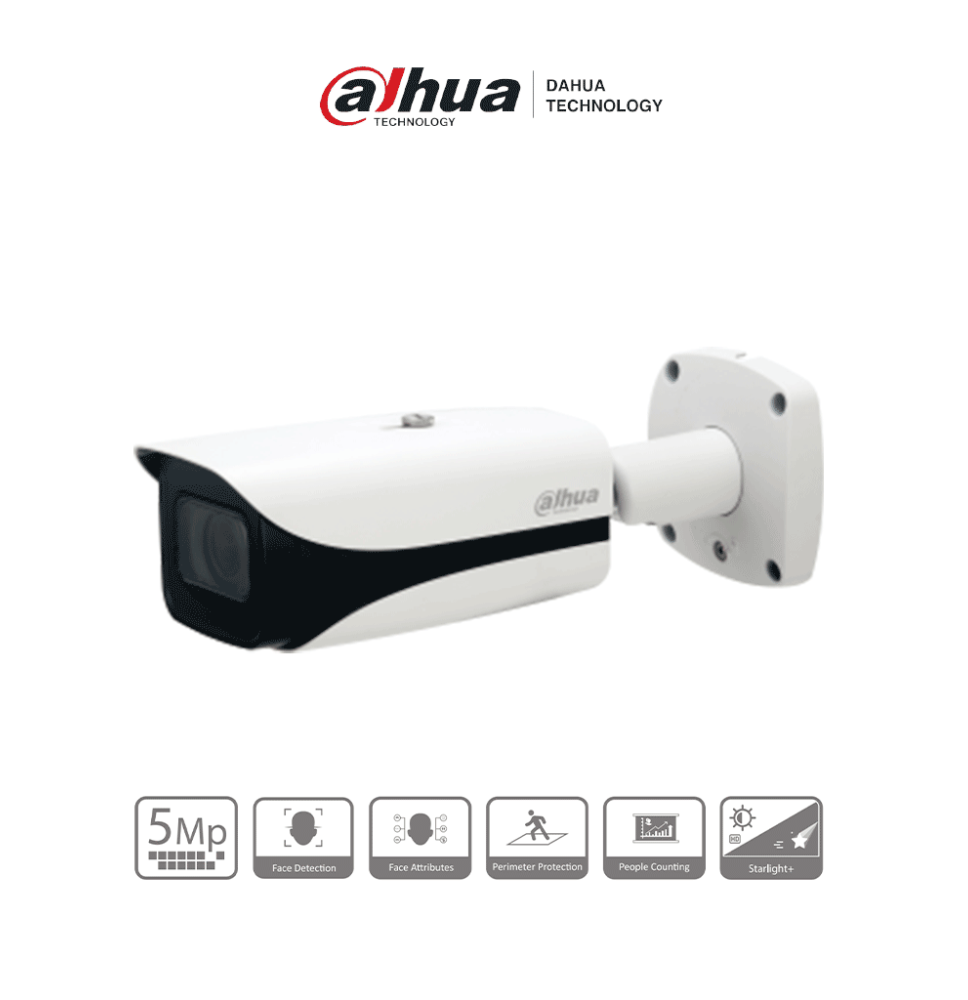 DAHUA IPC-HFW5541EN-ZE - Cámara IP Bullet de 5MP  lente motorizado 2.7-13.5mm (100-28