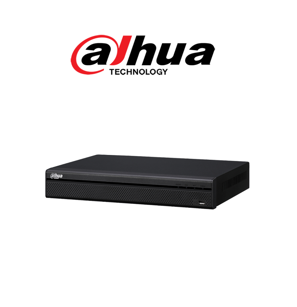 DAHUA NVR4216-16P-4KS2/L - NVR de 8 Megapixeles/ 4k/ 16 Canales IP/ 16 Puertos PoE/ R