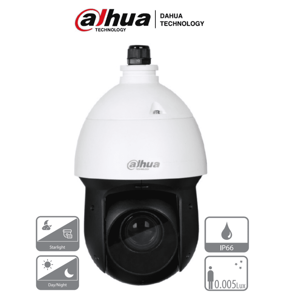 DAHUA DH-SD49225N-HC-LA - Cámara HDCVI PTZ de 2 Megapíxeles/ 25x de Zoom Optico/ Sta DAHUA DH-SD49225N-HC-LA - Cámara HDCVI PTZ de 2 Megapíxeles/ 25x de Zoom Optico/ Sta