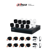 DAHUA KITXVR1B08- I+8-B2A21-  Kit de 8 Canales  DVR Cooper-I WizSense con IA y H.265+