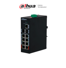 DAHUA PFS3211-8GT-120 - Switch Poe de 8 Puertos Gigabit/ 8 Puertos PoE/ 2 Puertos SFP