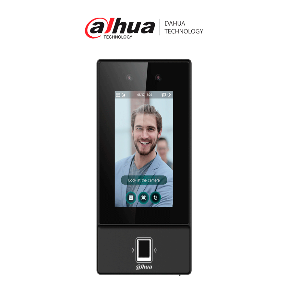 DHI-ASI6214S-D Control de acceso con reconocimiento facial/ Pantalla de 4.3 Pulgadas/ DHI-ASI6214S-D Control de acceso con reconocimiento facial/ Pantalla de 4.3 Pulgadas/