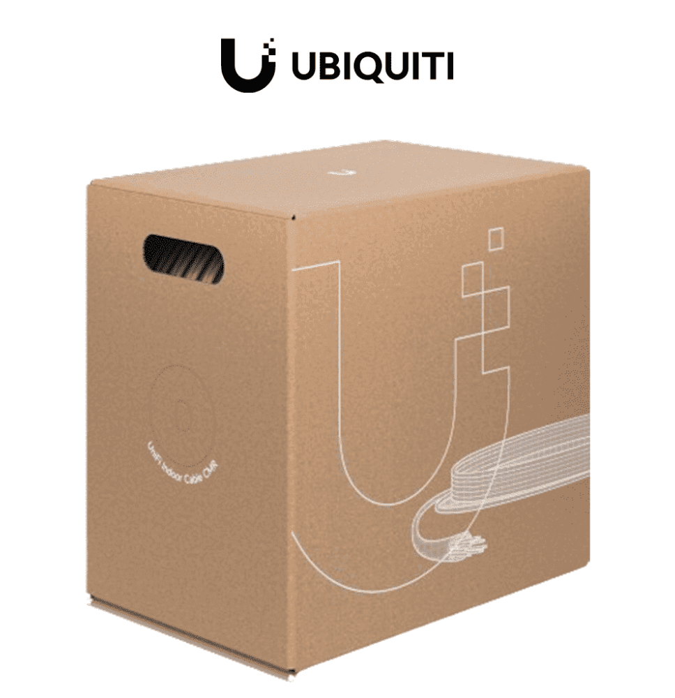 Ubiquiti U-CABLE-C6-CMR - Bobina de cable UTP Cat6 Riser (CMR) UniFi  100% cobre  col