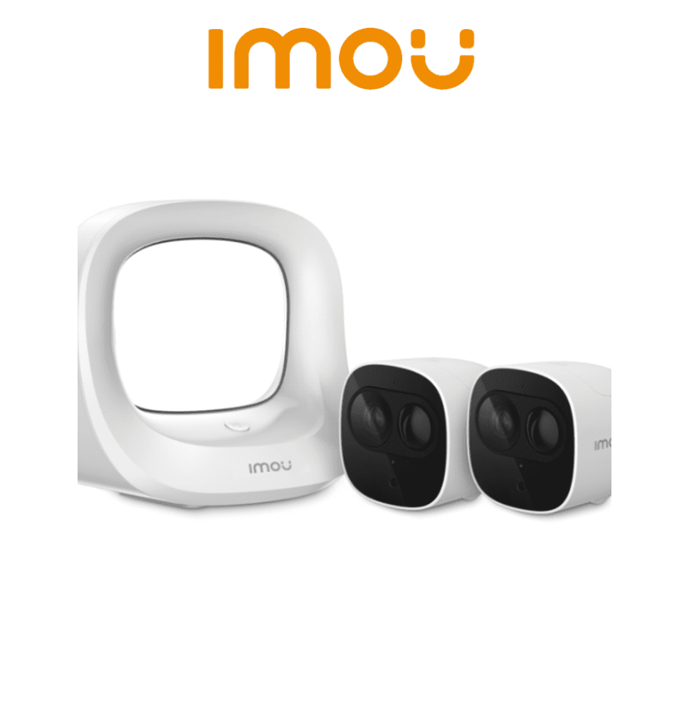 IMOU CELLPROKIT2 ? 2 Cámaras 100% Libres de Cables +Estación Base/ Batería Recargable