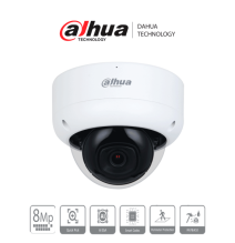 DAHUA DH-IPC-HDBW3841E-AS-S2 - Camara IP Domo Antivandalica 4k/ 8 Megapixeles/ WizSen