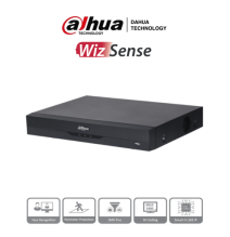 DAHUA XVR5116HE-I3 - DVR de 16 canales 5 MP Lite con WizSense y IA  compresión H.265+