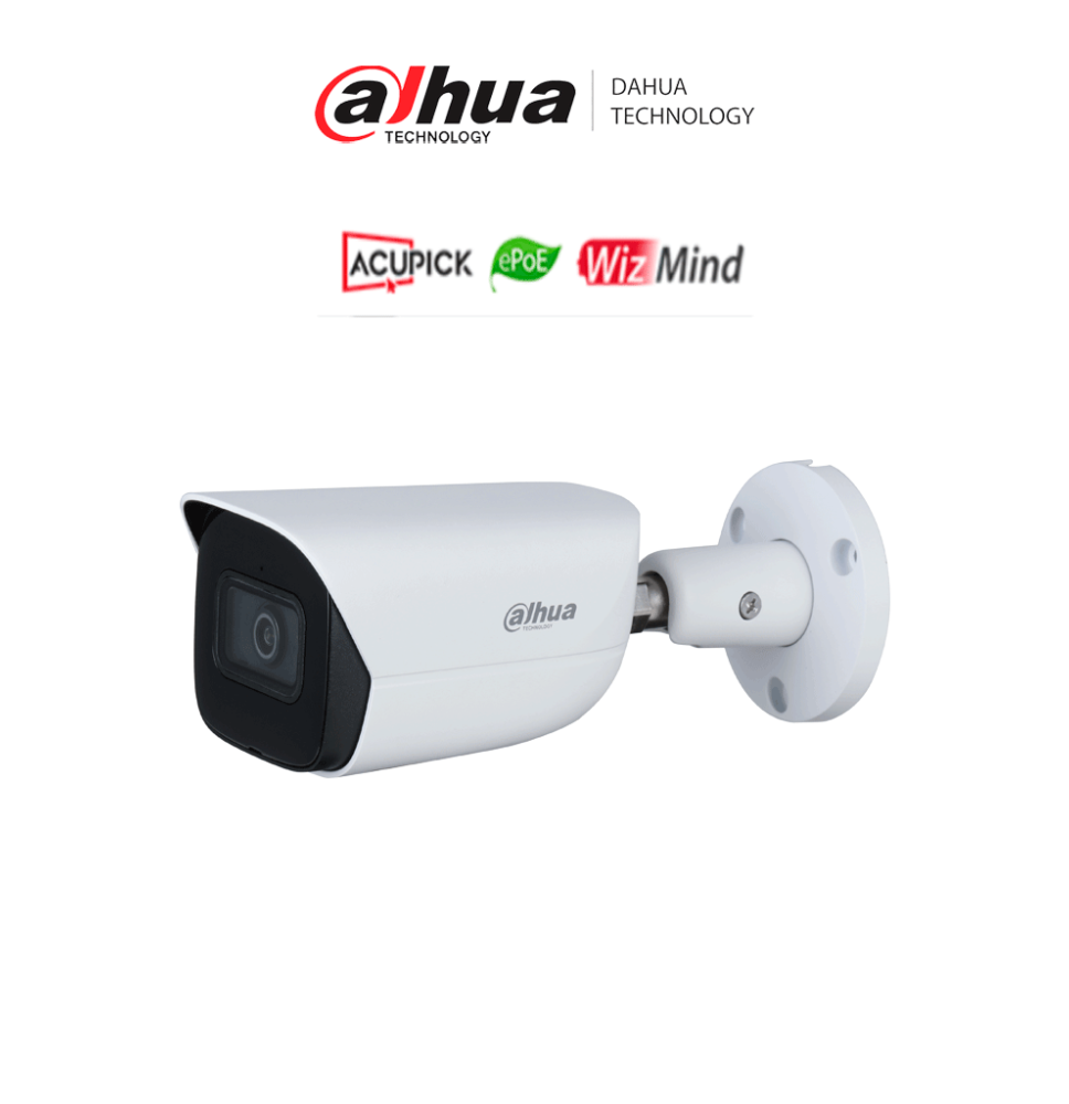 DAHUA DH-IPC-HFW5541EP-ASE-0280B-S3 - Cámara Bullet de 5 MP/ WizMind/ Lente 2.8/ LED