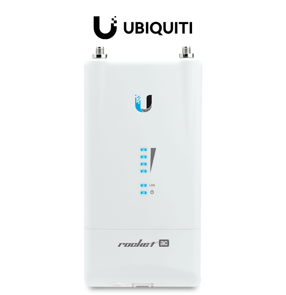 UBIQUITI ROCKET R5AC-LITE - Radio conectorizado Airmax AC 5GHz para exterior  con tec