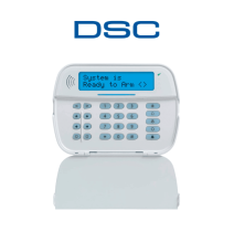 DSC HS2LCDWFP9 - Teclado LCD Alfanumérico  Inalámbrico  PowerG  con credencial de pro