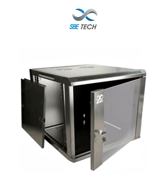 SBETECH GNLPAR12URP- Gabinete de pared de 12 UR con capacidad de carga de 60 Kg  dime