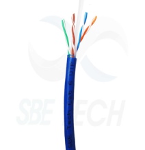 SBE TECH SBE-UTPC6UCERT-BL-NP - CABLE UTP CAT6/ 100% COBRE/CAJA 305 METROS/ COLOR AZU