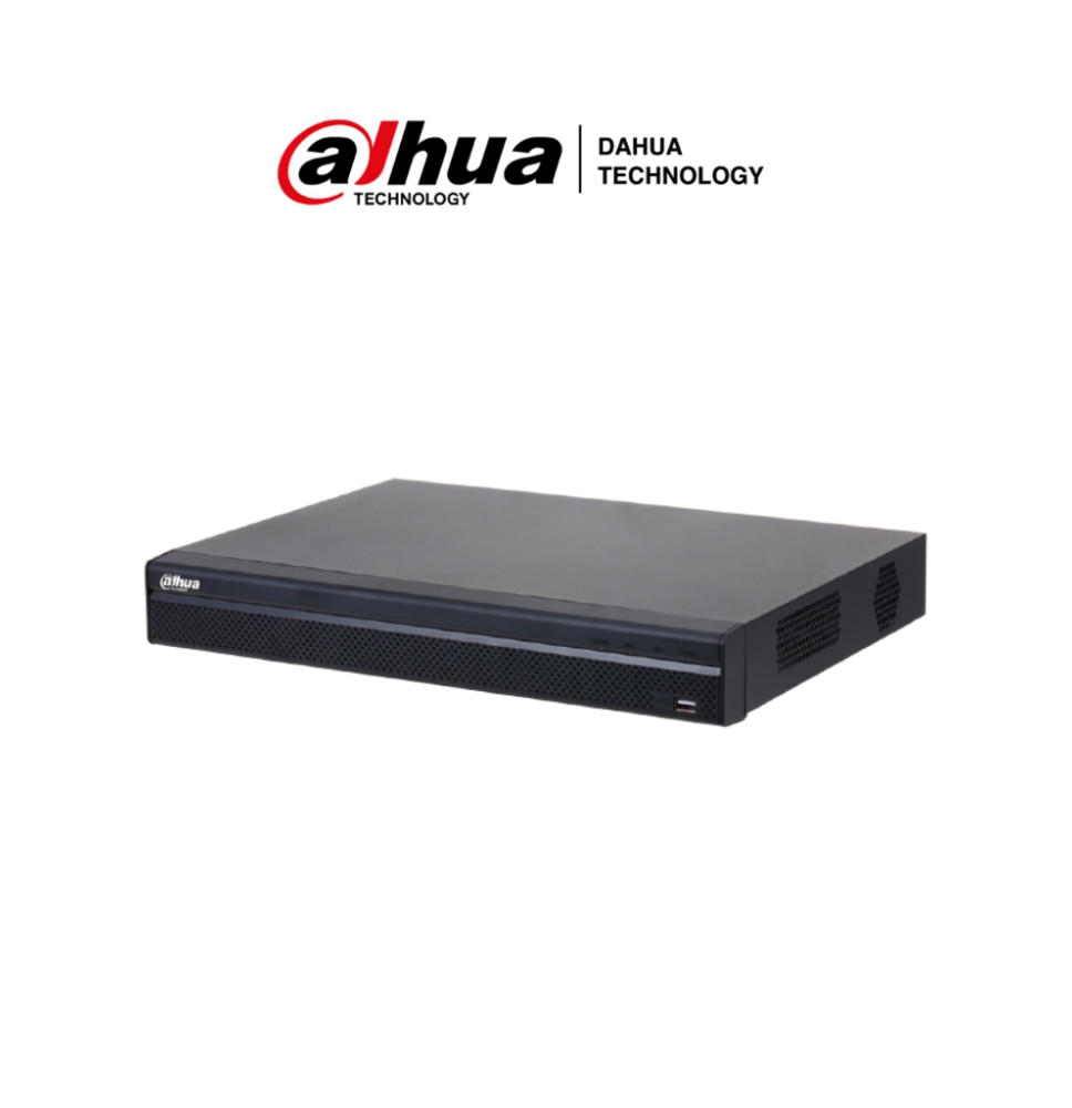 DAHUA NVR4216-4KS2/L  - NVR de 8 Megapixeles/ 4k/ 16 Canales IP/ Rendimiento de 160 M