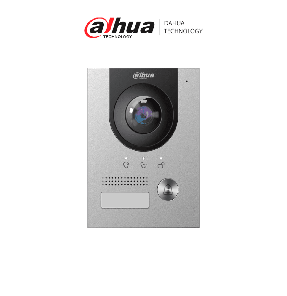 Dahua VTO2201F-P Frente de calle IP 2MP/ IK 07/ IP 65/ Control de Cerradura/ Aluminio