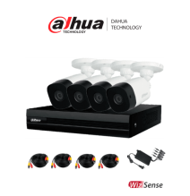 DAHUA KITXVR1B08-I-2MP4CP - Kit de videovigilancia de 8 canales. Incluye 4 cámaras B1