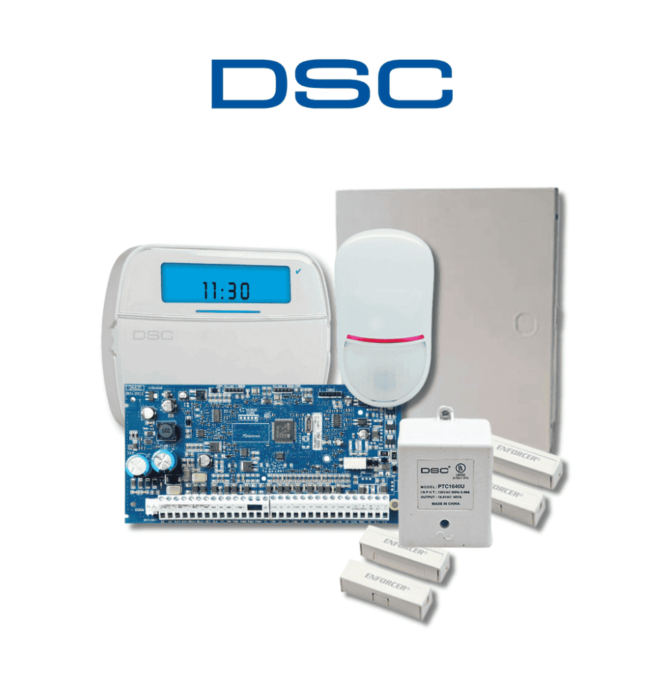 DSC NEO-ICON-SB - Paquete SERIE NEO con panel HS2032 de 8 zonas cableadas expandible