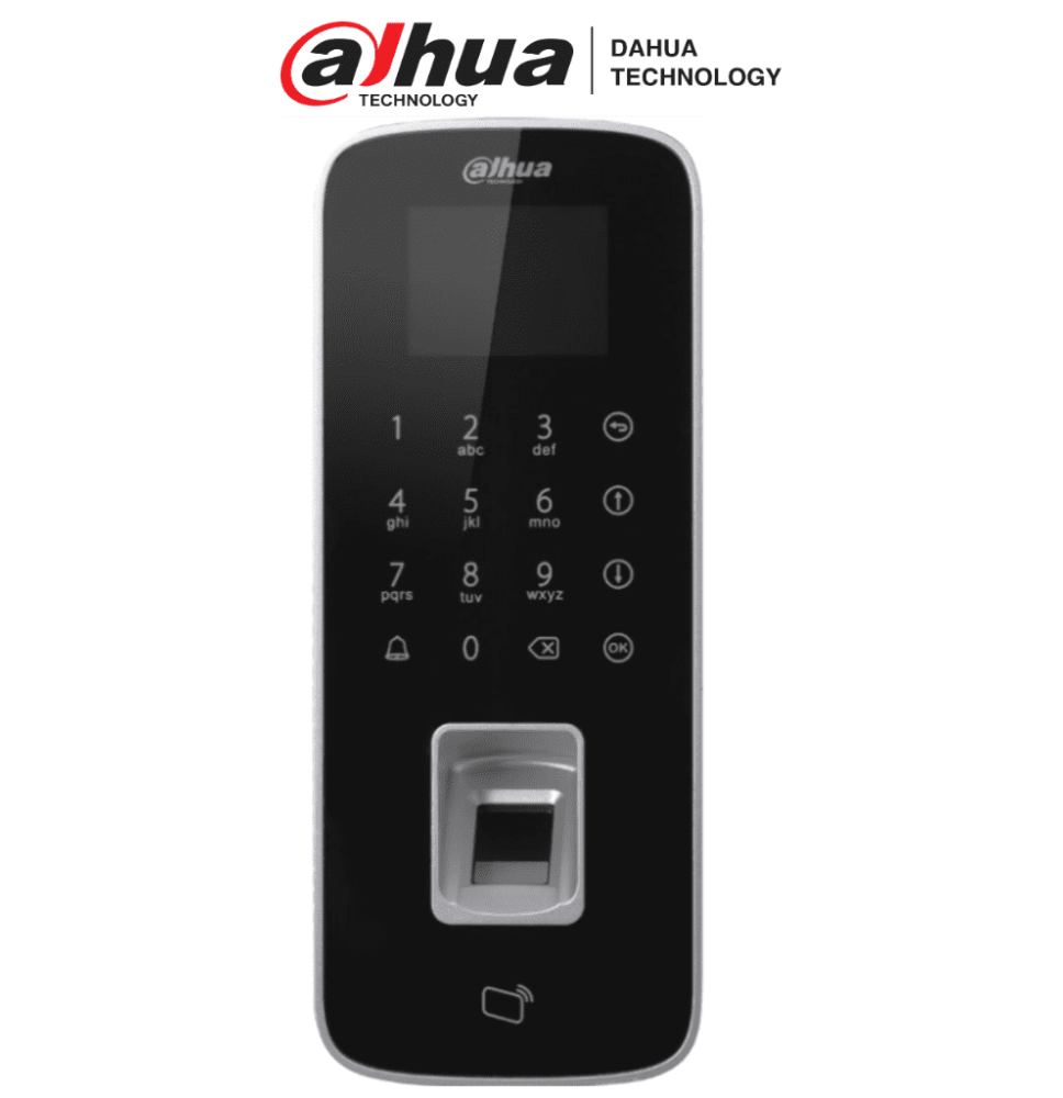 DAHUA ASI1212D-D - Control de Acceso con Teclado Touch/ 3 000 Huellas/ 30 000 Tarjeta