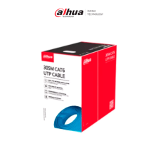 DAHUA PFM920I-6UN-C - Bobina de Cable UTP Cat 6 100% Cobre/ Color Azul/ Uso Interior/