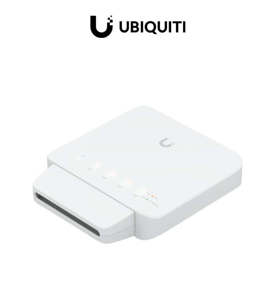 UBIQUITI USW-FLEX Switch UniFi para exterior IP55 de 5 puertos 10/100/1000  con 1 pue