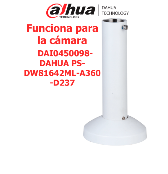 DAHUA PFB710C-SG - Adaptador para montaje en techo compatible con cámaras PTZ PSDW816