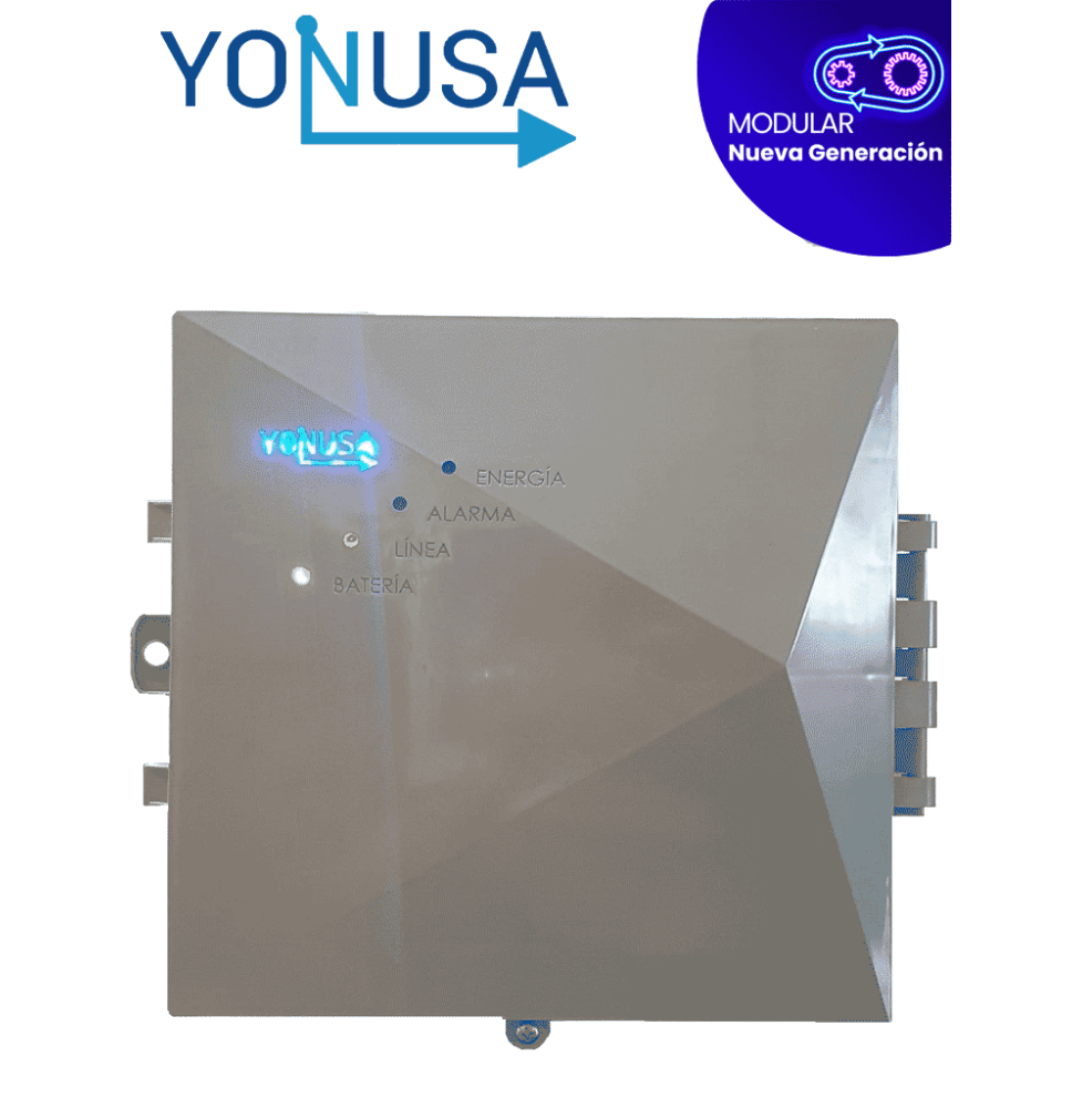 YONUSA EYM12000127NG - Energizador Modular para Cercos Eléctricos  Salida de Hasta 12