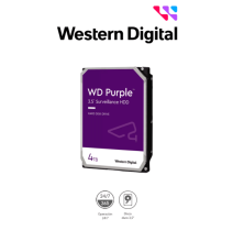 WESTERN DIGITAL WD43PURZ -  Disco Duro de 4TB Purple/ Especial para Videovigilancia/