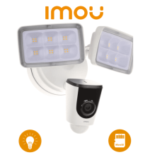 IMOU Floodlight- Camara IP WiFi de 2 Megapixeles con Reflectores Incorporados/ Lente