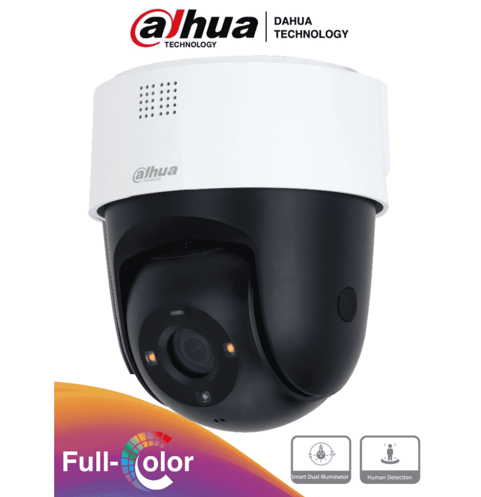 DAHUA SD2A500-GN-A-PV - Camara IP PT de 5 Megapixeles Full Color/ Disuasion Activa/ L