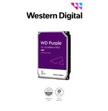 WESTERN WD33PURZ - Disco Duro de 3TB Purple/ Especial para Videovigilancia/ Trabajo 2