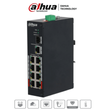 DAHUA PFS3110-8ET-96 - Switch PoE de 10 Puertos/ 8 Puertos PoE/ 1 Puerto SFP de 1000