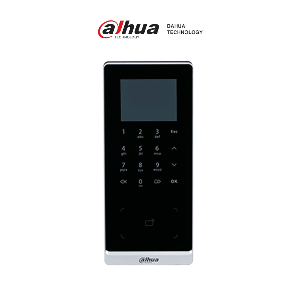 DAHUA ASI2201H-DW - Control de Acceso de TarjetaTeclado/ Pantalla de 2.4/ Conectivida