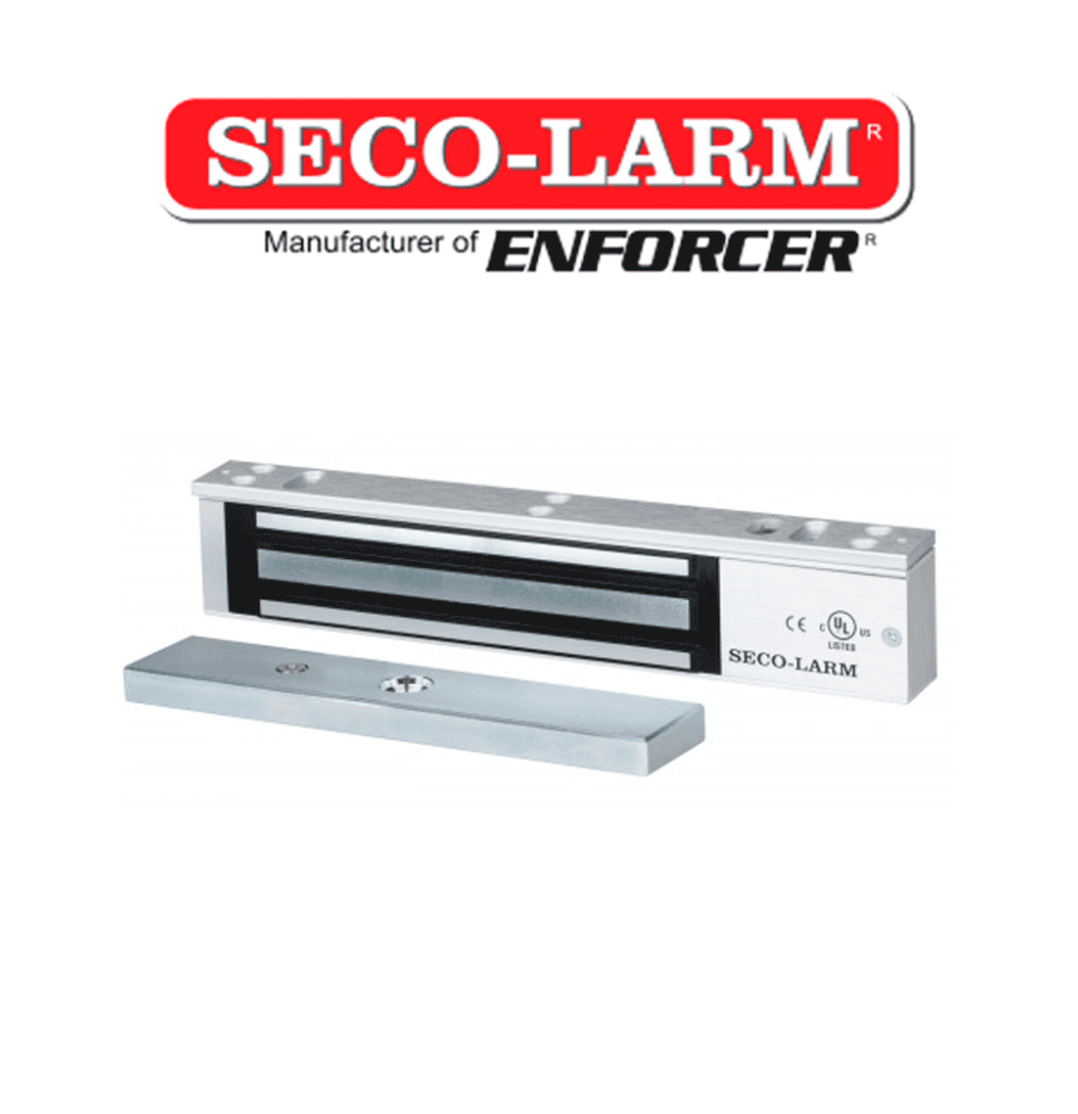 Seco-Larm E941SA600PQ - Cerradura de puerta electromagnética 280Kg/ 600 Lb  con LED y