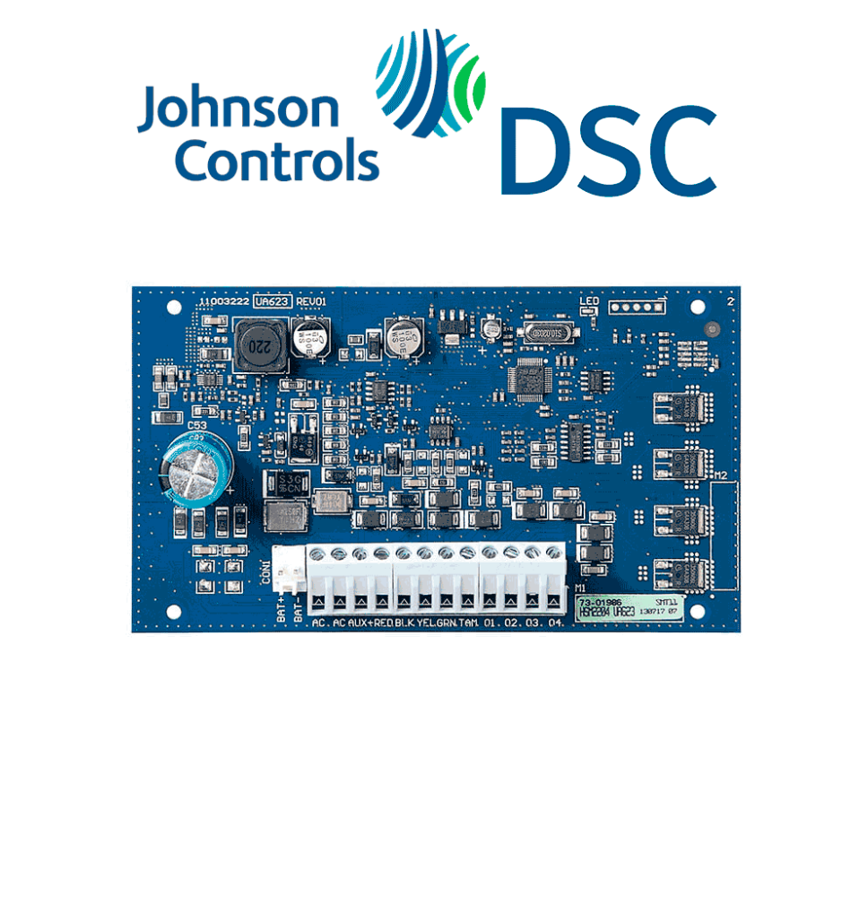 DSC HSM2204 - Módulo Fuente con 4 Salidas Programables de Alta Corriente compatible c DSC HSM2204 - Módulo Fuente con 4 Salidas Programables de Alta Corriente compatible c