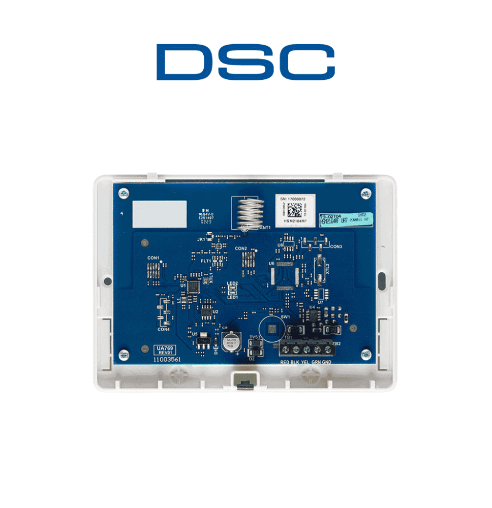 DSC HSM2164 - Módulo Receptor Power Series NEO para recepción de dispositivos 433 Mhz