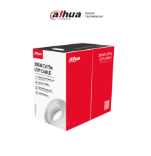 DAHUA PFM920I-5EUN - Bobina de cable UTP blanco  100% cobre  categoría 5e  305 metros