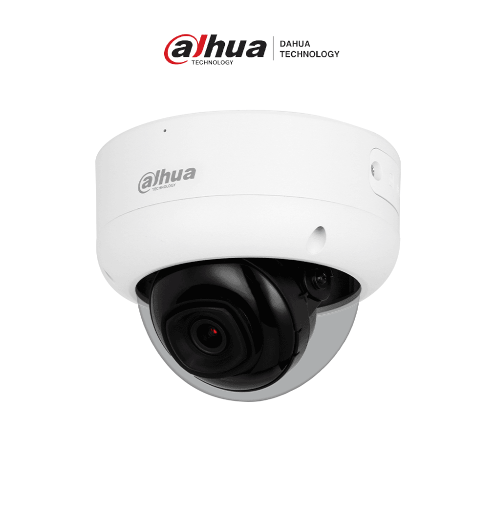 DAHUA IPC-HDBW3241E-AS-S2 - Cámara IP Domo Antivandálica de 2 MP con lente de 2.8 mm