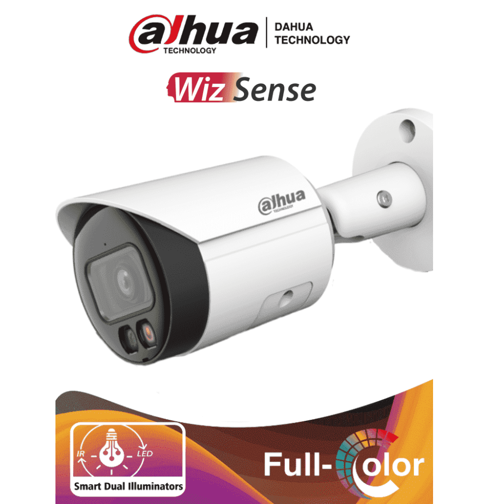 DAHUA IPC-HFW2549S-S-IL  - Camara Bullet IP 5 Megapixeles/ Iluminador Dual Inteligent