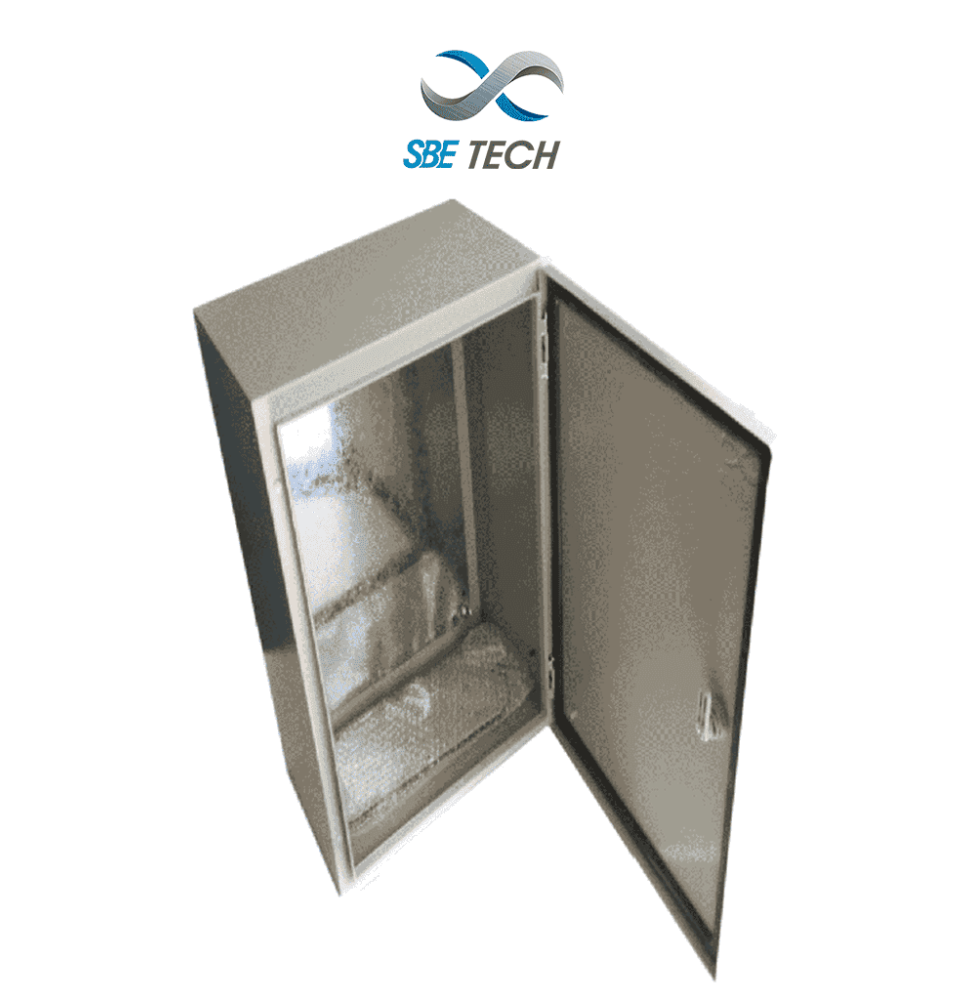 SBETECH SBE-604020 - Gabinete metálico 600x400x200 mm par uso exterior IP65  NEMA 4