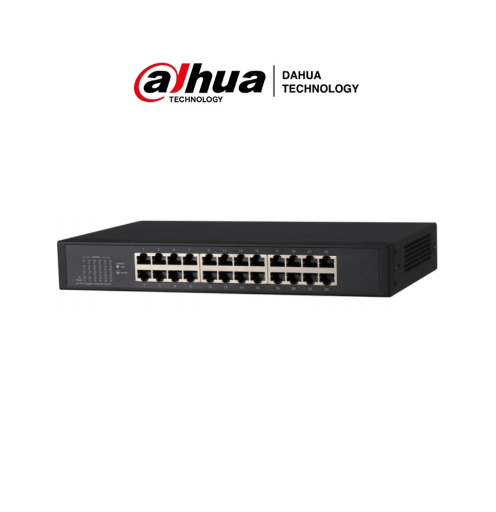 DAHUA PFS3024-24GT - Switch Gigabit de 24 Puertos No Administrable/ Capa 2/ 10/100/10