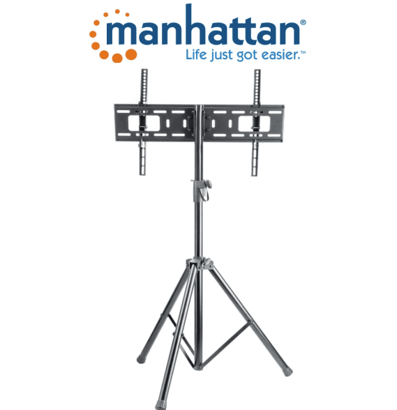 MANHATTAN 461412- Soporte de Piso para Pantallas de 37 a 70 Pulgadas/ 35 Kg de Carga/