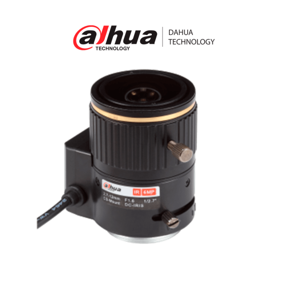 DAHUA PFL2712 - Lente varifocal de 6MP 1/2.7? de 2.7-12mm DHT0480001 DHPFL2712E6D