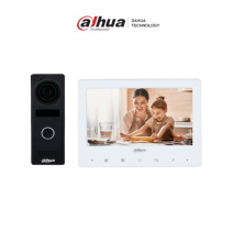 DAHUA KTA02M - Kit de videoportero analógico con frente de calle metálico y cámara de