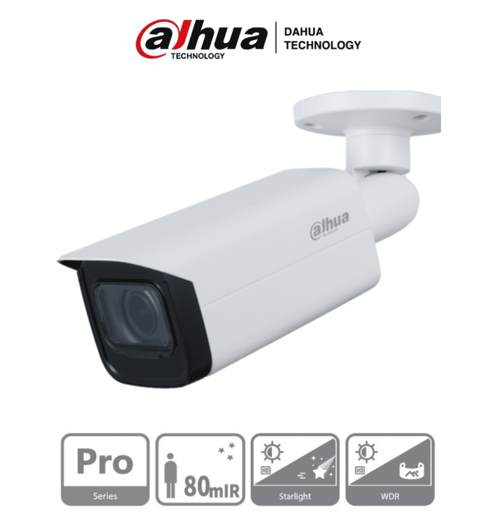 DAHUA HAC-HFW2241TUN-Z-A  - Camara Bullet de 2 Megapixeles/ Lente Motorizado de 2.7 a