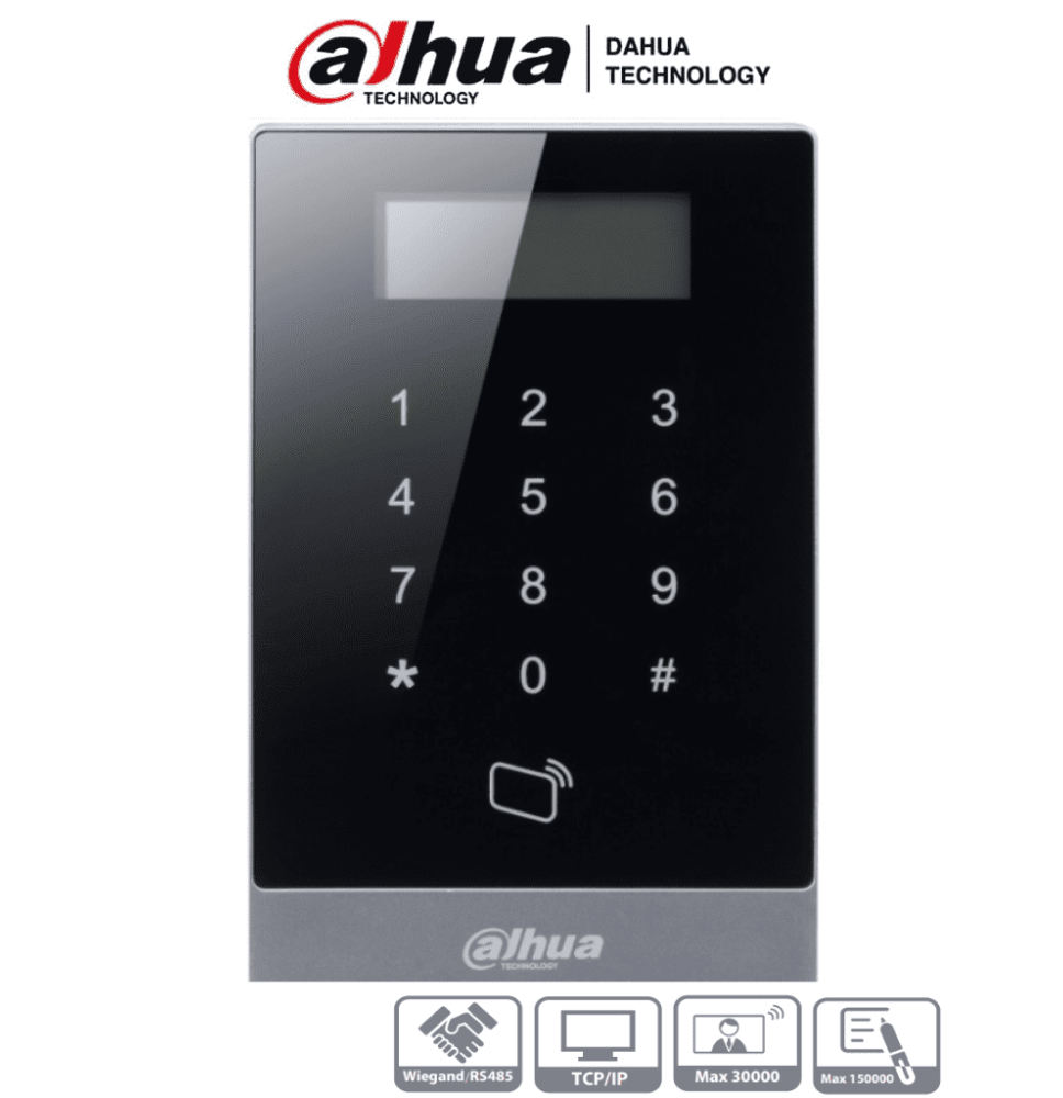 DAHUA ASI1201A-D- Teclado Touch para Control de Acceso con Paantalla LCD/ Lectora de