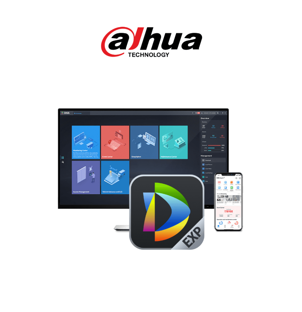 DAHUA DSS8EXA Licencia para controlador de alarmas en DSS Express V8  sin requisitos