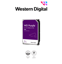 WESTERN DIGITAL WD23PURZ - Disco duro de 2TB / Serie Purple para videovigilancia / Tr