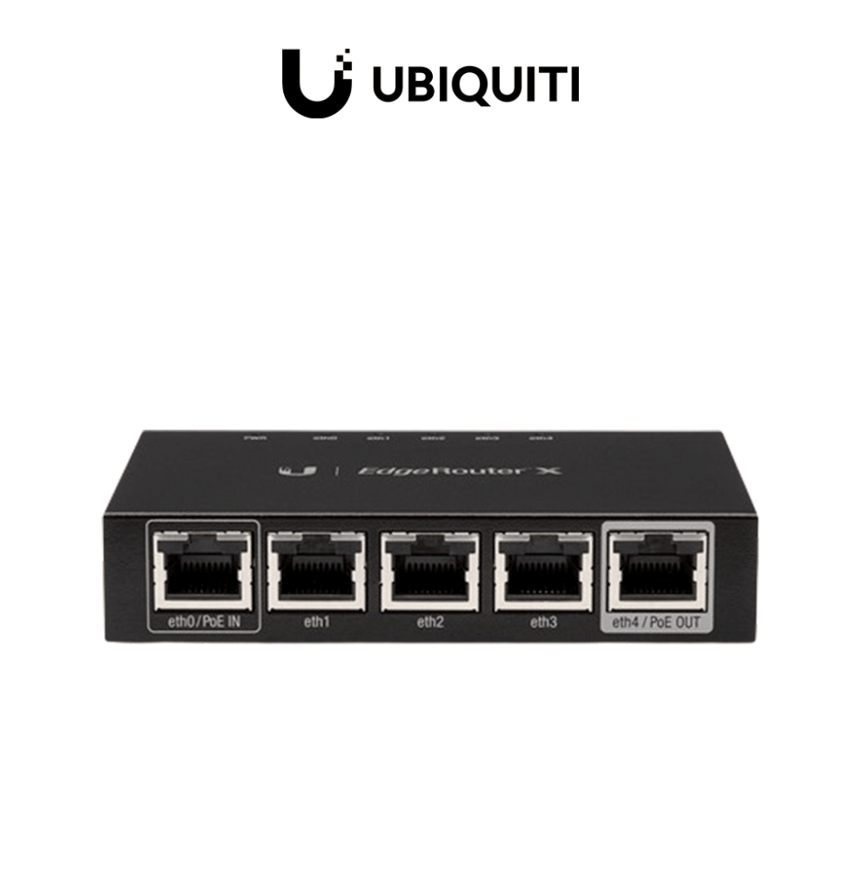 UBIQUITI ER-X - EdgeRouter X con 5 puertos Gigabit Ethernet preventa UBI093007 ERX