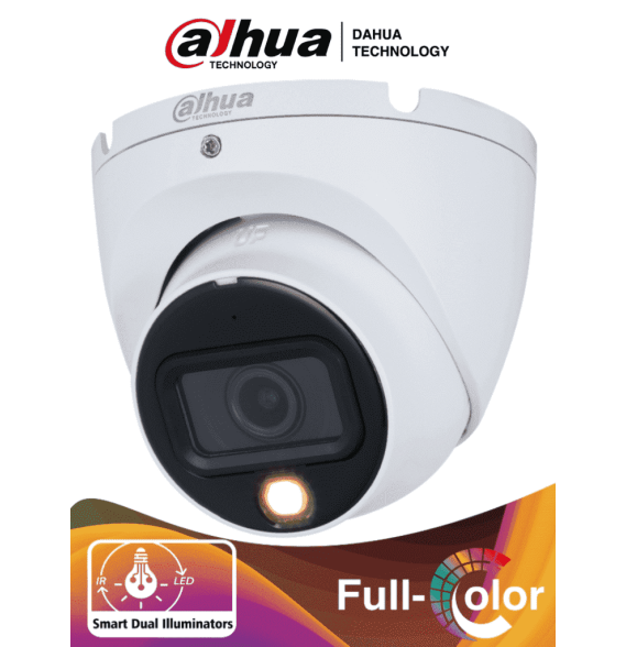 DAHUA HAC-HDW1801TLM-IL-A - Camara Domo 4k/ Iluminador Dual Inteligente + Full Color/